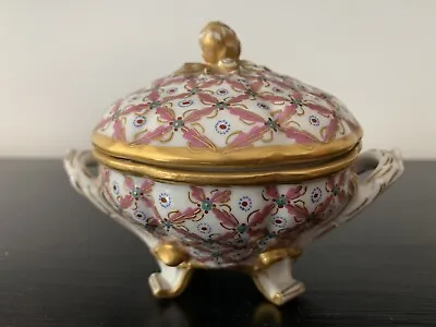 Buy Sevres Style Porcelain Footed Dish / Trinket Box • 119£