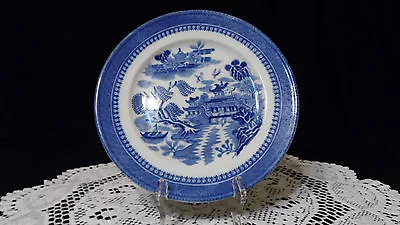 Buy 1905-20 Plate Cauldon   Ching   Pattern Flow Blue Victorian Edwardian Orientalia • 24.10£