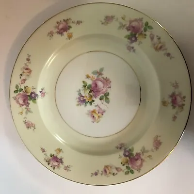 Buy Vintage Thomas Bavaria Germany Porcelain 11  Plate Cream Color Pink Roses Gold • 14.20£