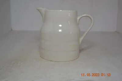 Buy Vintage Lord Nelson Pottery England White Banded Milk Pitcher 12-77 • 11.38£