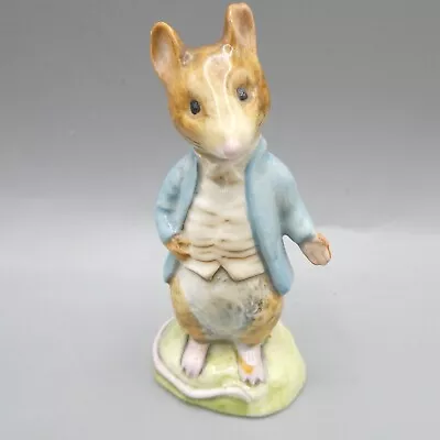 Buy Beswick Beatrix Potter Johnny Townmouse BP2A Figurine Gold Oval Had Repair • 21.99£