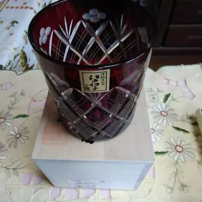 Buy Edo Kiriko Red Rocks Glass From Japan • 102.47£