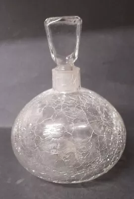 Buy Antique/ Vintage Crackle Glass Decanter With Stopper,  • 45£