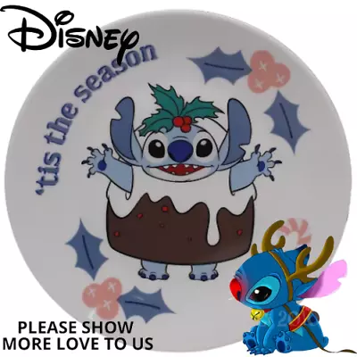 Buy Disney 2023 Stitch Christmas Dinnerware  Pudding Side  Plate X 1 Piece Bran New • 13£
