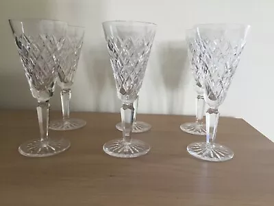 Buy Waterford Crystal - Tyrone Cut - Champagne Flute X 6 Excellent Used Condition • 90£