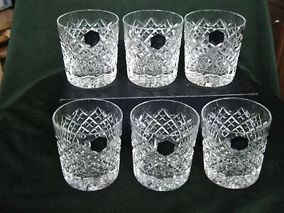 Buy Boxed Stuart Crystal Blenheim 8oz Whisky Tumblers X 6 Signed Made Gt Britain • 75£