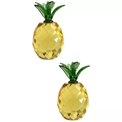 Buy Charming Pineapple Crystal Figurine: Add A Touch Of Sophistication To Your Home • 15.95£