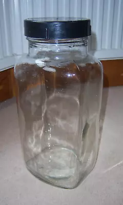 Buy Vintage Glass Toffee Jar With Plastic Lid  - Rare Marked 1960's Sweet Jar - • 16.95£