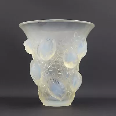 Buy Rene Lalique Opalescent St Francois Vase C1930 • 1,895£
