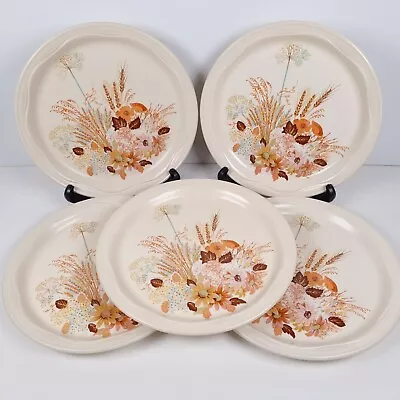 Buy Poole Pottery Summer Glory Dinner Plates 26.5cm Vintage Floral Stoneware X 5 • 29.99£