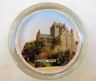 Buy Antique Vintage Souvenir Paperweight 1920s Places Glass Photographic Photo • 8£