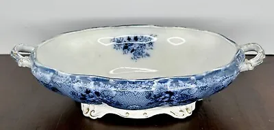 Buy John Maddock & Sons Royal Vitreous Gem Pattern Oval Serving Dish On Pedestal • 23.71£