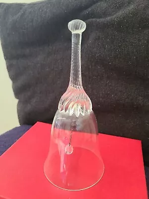 Buy Vintage Crystal Glass Bell With Patterned Handle • 9.99£