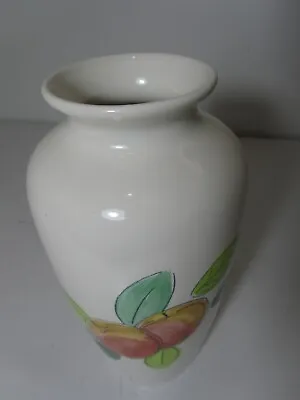 Buy Poole Pottery Vase Apples Design 21cm Tall • 12£
