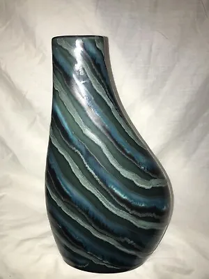 Buy Poole 27cm Asymmetrical Flask Vase - Trial Pattern By Jane Brewer - RRP £185 • 59.99£
