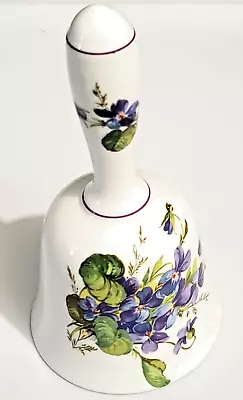 Buy Crown Staffordshire Bell England Ivy Purple Flower Floral Fine Bone China • 13.22£