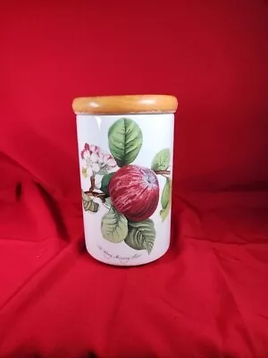 Buy Vintage Large Portmeirion Pomona Storage Jar Lidded Hoary Morning Apple Freepost • 12.99£