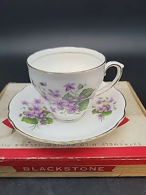 Buy Vintage Duchess Bone China Violet Purple Flower Tea Cup Saucer Set Made England • 14.17£