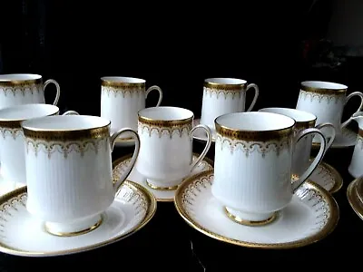 Buy Paragon Fine Bone China Athena Tea-Coffee Cups Gold-White Majesty Queen  England • 44£