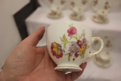 Buy 10911] Vintage Sutherland Bone China Tea Set Floral Very Pretty • 45.50£