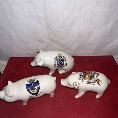 Buy Vintage Crested China Farmyard Theme. Pigs • 15£