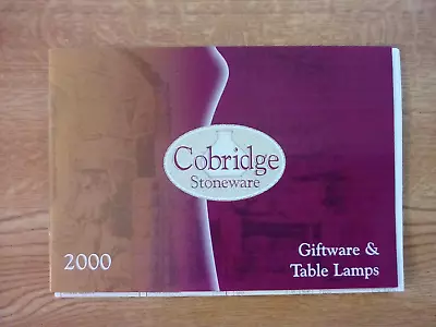Buy Cobridge Pottery 2000 Giftware & Table Lamps Catalogue  With Price List • 2£
