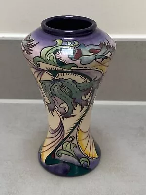 Buy Moorcroft Black Ryden Vase - First Class - Limited Edition No 46 / 50 • 52.65£