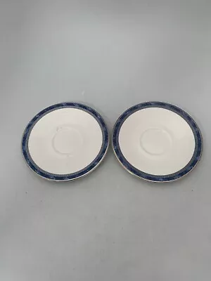 Buy Royal Doulton Atlanta Set Of 2 Fine Bone China Saucers Spare Replacement #GL • 5.99£