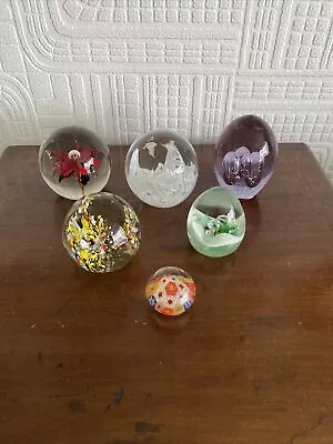 Buy Small Collection Of Vintage Glass Paperweights • 25£