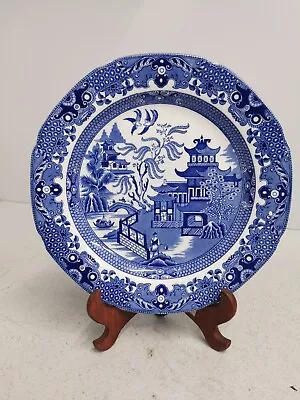 Buy Burleigh Ware 1930s Blue Willow 9 1/2'' Plate • 9.99£