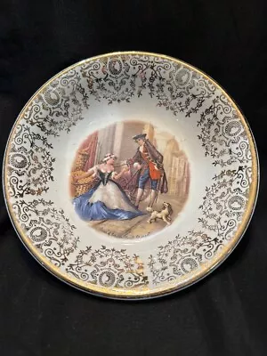 Buy Rare Soup / Salad Plate By Barratt’s Delphatic White Tableware Cries Of London • 16£