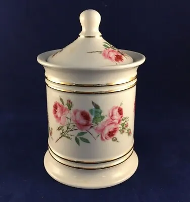 Buy Vintage James Kent Old Foley Rose & Gilt Pattern Lidded Pot Canister Trinket Pot • 7.99£