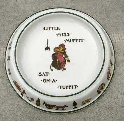Buy Original Royal Doulton Pottery Childrens Ware Bowl - Little Miss Muffet. • 15£