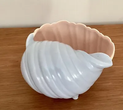 Buy Poole Pottery Large Blue Pink Conch Shell • 20£
