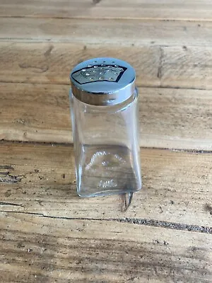 Buy Glass Sugar Shaker Sifter Flour Shaker Salt Pepper Silver Top UWO • 3.99£