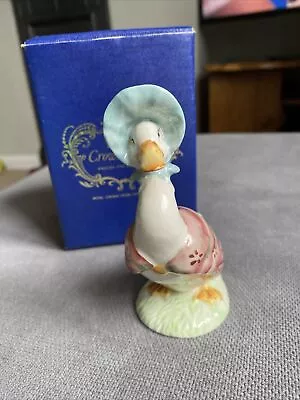 Buy Royal Albert Beatrix Potter “Jemima Puddleduck” Figurine F Warne 1989 Perfect • 10£