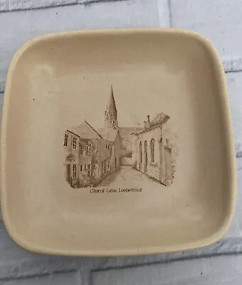 Buy Cornwall Church Lane Lostwithiel Dish Honiton England Pottery • 9.99£