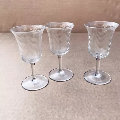 Buy Vintage Wine Port Drinking Glasses Whitefriars/webb? Trio Swag Drape Pattern • 10£