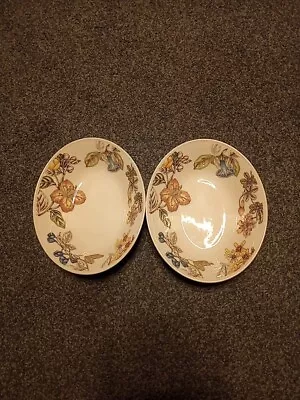 Buy 2 X Johnson Brothers Chloe Pattern Vegetable Serving Dishes Excellent Condition • 9.99£