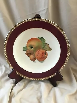 Buy Crown Ducal Ware Dinner 9  Plates  5FO   Fruits Made In England-Vintage Set Of 6 • 57.90£