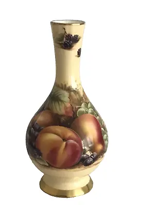 Buy Aynsley Bone China  Orchard Gold   Bud Vase - 16 Cm High • 9.99£