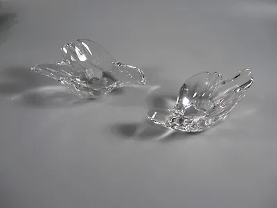 Buy Set Of 2 Nachtmann Lead Crystal Dove Candle Holders • 26.85£