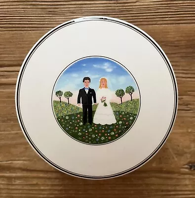 Buy Villeroy & Boch Naif Wedding Porcelain Trinket Candy Box 5” • 15£