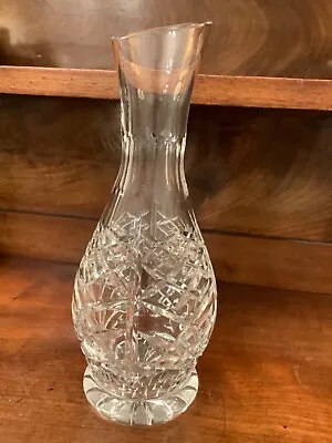Buy Vintage Cut Glass Crystal Carafe Wine / Water • 23£