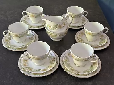 Buy Duchess Vintage Greensleeves 20 Piece Tea Set 1950 Bone China Tea Cups Saucer • 19.99£