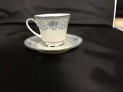 Buy Noritake Blue Hill # 2482 Dinnerware  Cup With Saucer Set Of 3 • 18.97£