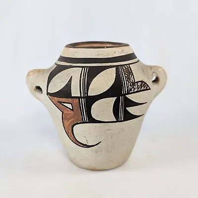 Buy Antique Hopi Pueblo Pottery Jar 4 X4.5  Possibly  OLD LADY  Nampeyo Of Hano • 180.57£