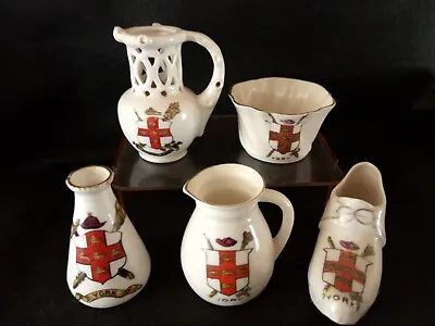 Buy Crested China X5 All With YORK Crests Inc Puzzle Jug, Clog . • 6£