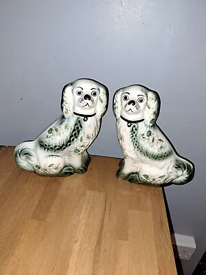 Buy Pair Blakeney Ceramic Mantle Spaniel  Dogs. • 50£