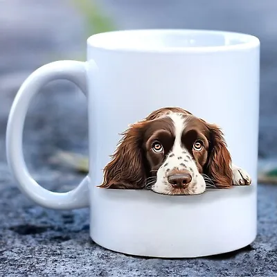 Buy Pet Dog Mug, Watercolour Springer Spaniel - Ideal Gift • 7.50£